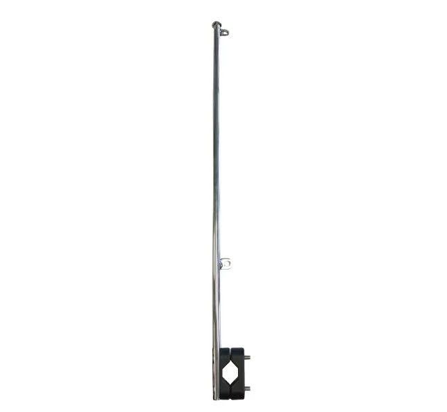 KROM BAYRAK DİREĞİ VARDAVELA MONTAJLI 50CM