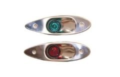 KROM GÖMME SEYİR FENERİ 12V İSKELE+SANCAK TAKIM