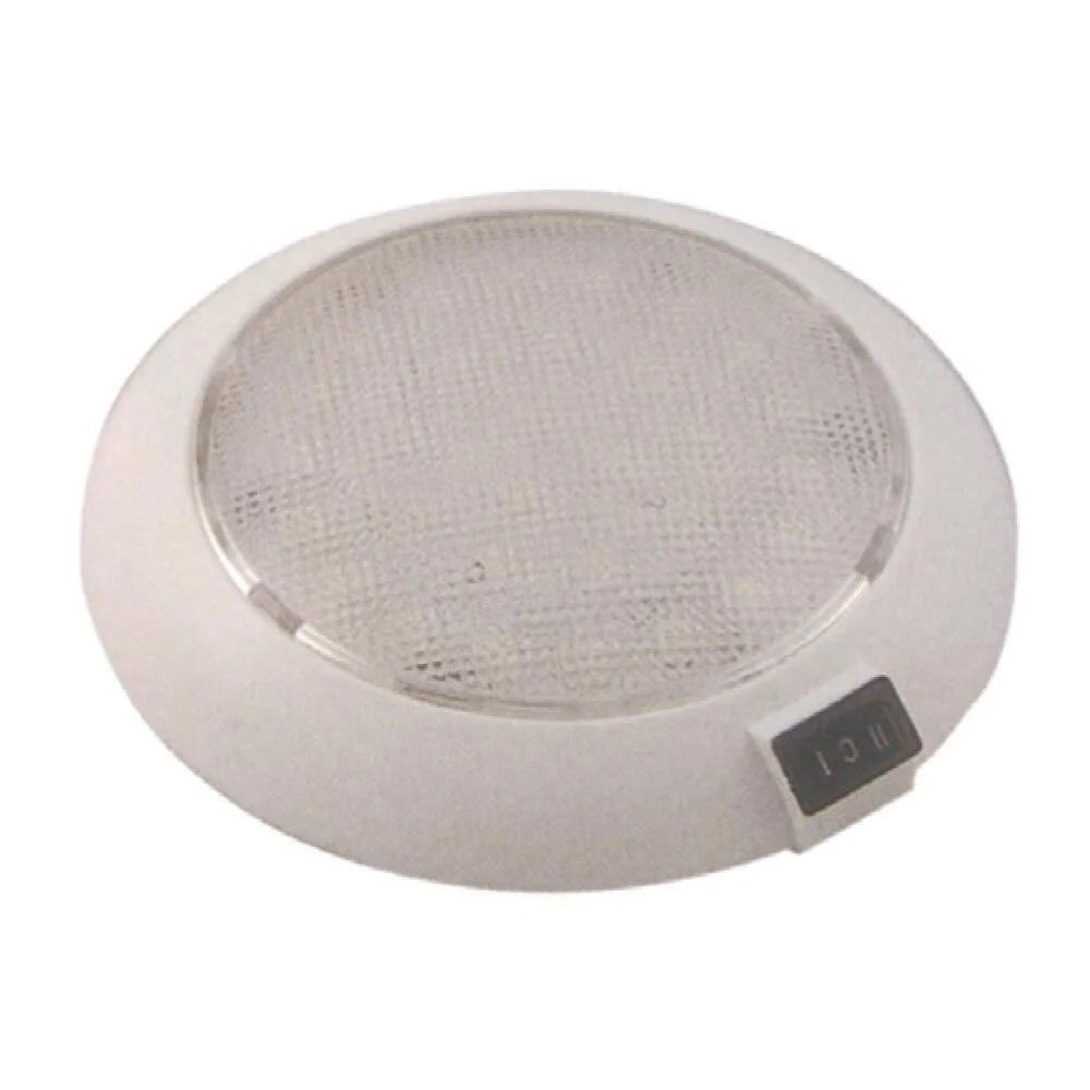 PLASTİK TAVAN LAMBASI BEYAZ 12V 24 LED