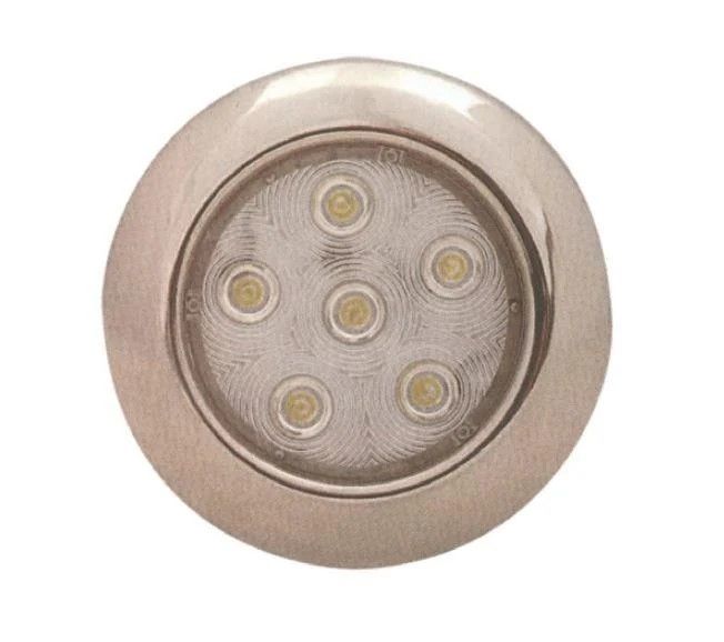 KROM SPOT GÜN IŞIĞI 12V 6 LED