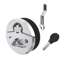 KROM KİLİTLİ YUVARLAK MOTOR KAPAĞI KULBU