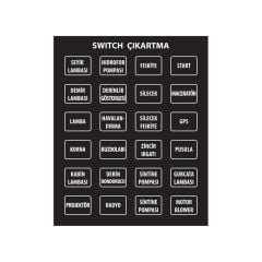 SWITCH ÇIKARTMA KARE TÜRKÇE