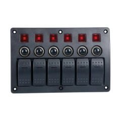 BFY OTOMATİK SİGORTALI VE IŞIKLI SWITCH PANEL ANAHTAR SAYISI SEÇENEKLİ