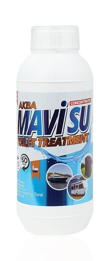 AKBA MAVİ SU (ATIK TANKI KİMYASALI) 1 LİTRE