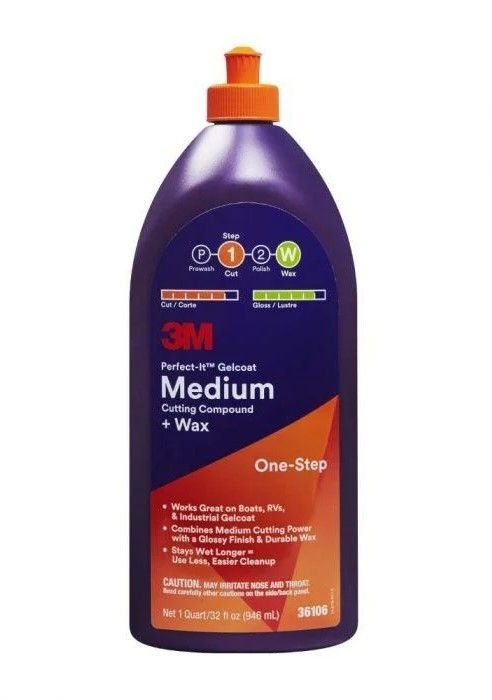 3M 36106 PERFECT IT JELKOT ORTA PASTA VE WAX 946ML