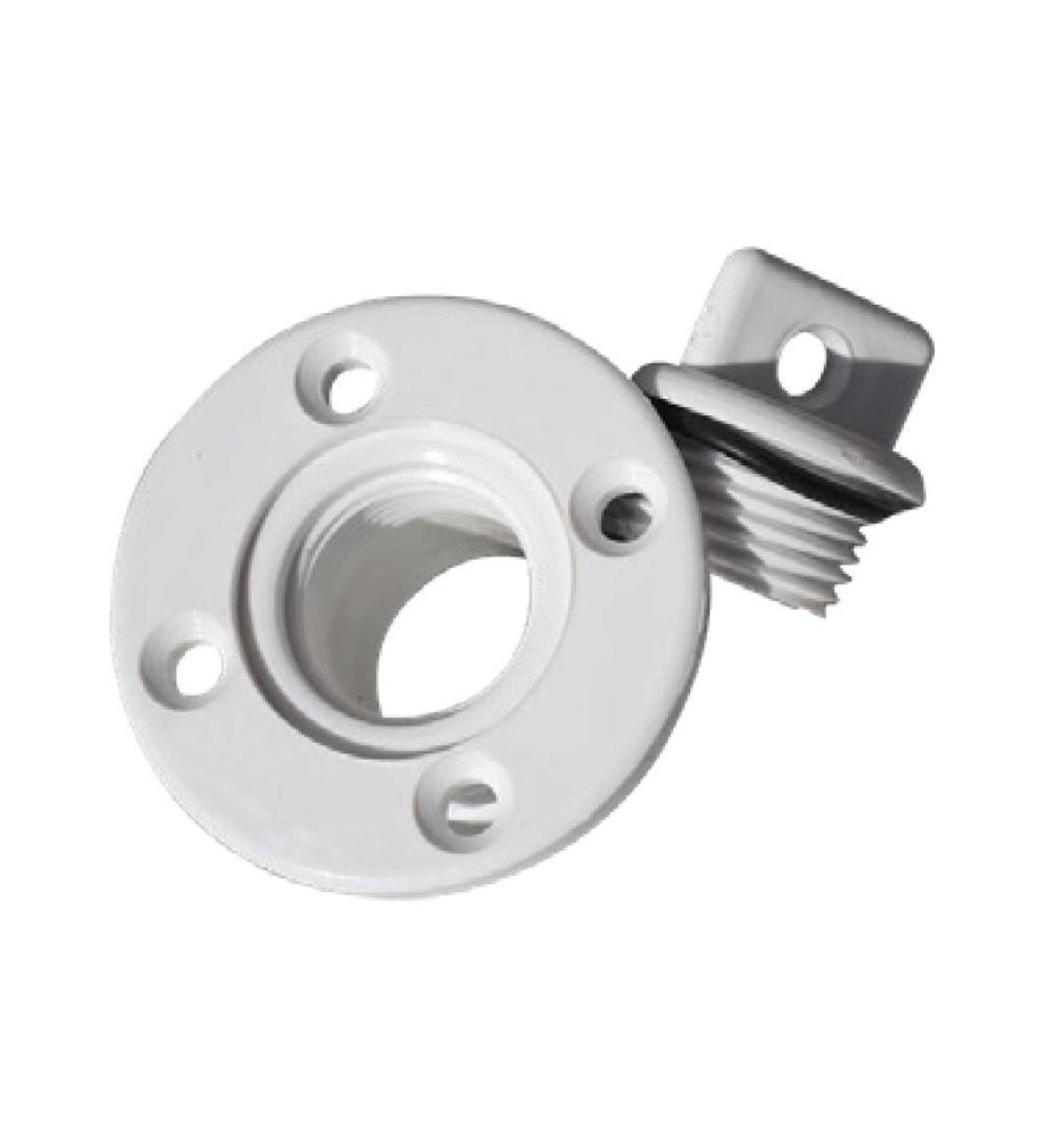 BEYAZ YUVARLAK PLASTİK MİÇOZ 1/2”