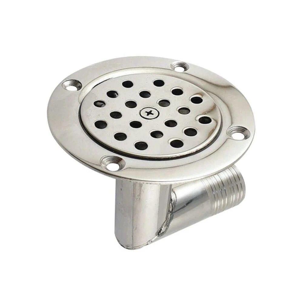 KROM DİRSEKLİ YER SÜZGECİ 25MM