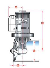 THRUSTEMS BAŞ PERVANE EMS-S40 3.0 HP 12 V 125MM