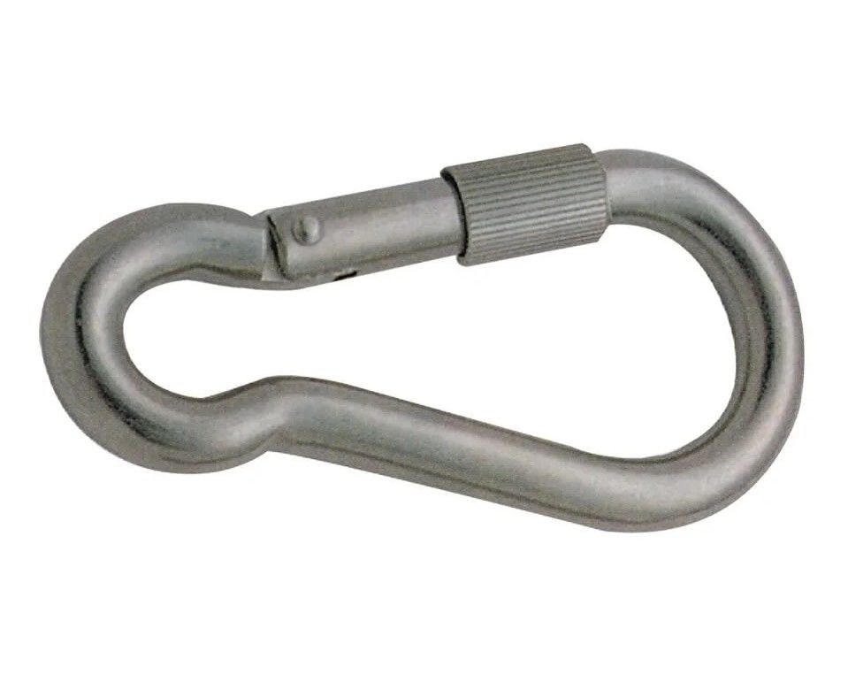 GALVANİZLİ VİDALI KARABİNA ÖLÇÜ SEÇENEKLİ