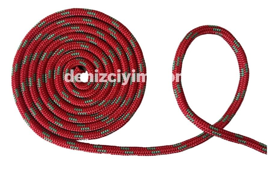 ÇEKİM HALAT COLOR LINE KIRMIZI-YEŞİL HALAT 14 MM