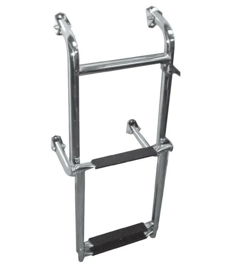 KROM KATLANIR MERDİVEN 2+2 BASAMAKLI TELESKOPİK