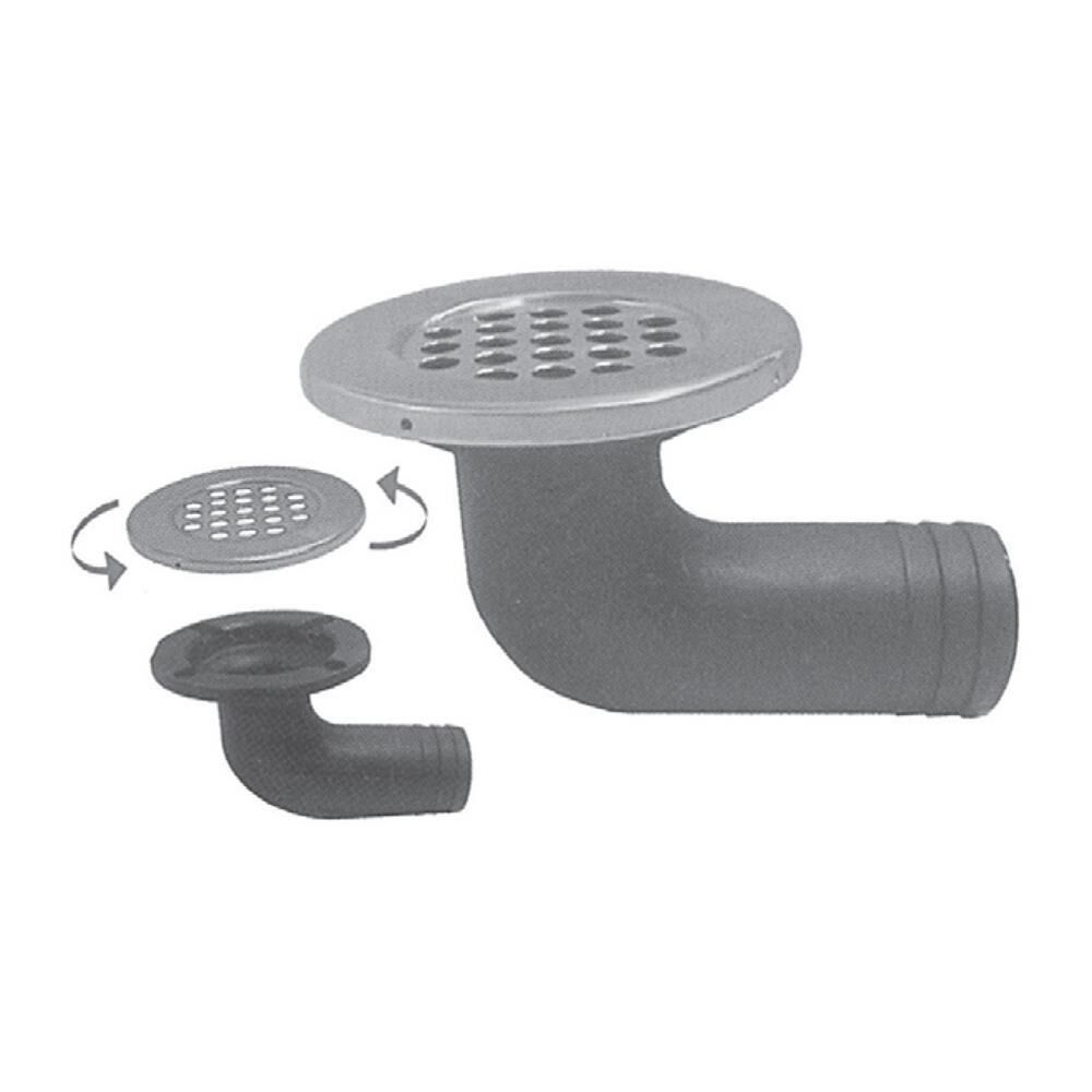 YER SİFONU  KROM FLANŞLI 38MM