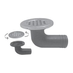 YER SİFONU  KROM FLANŞLI 38MM