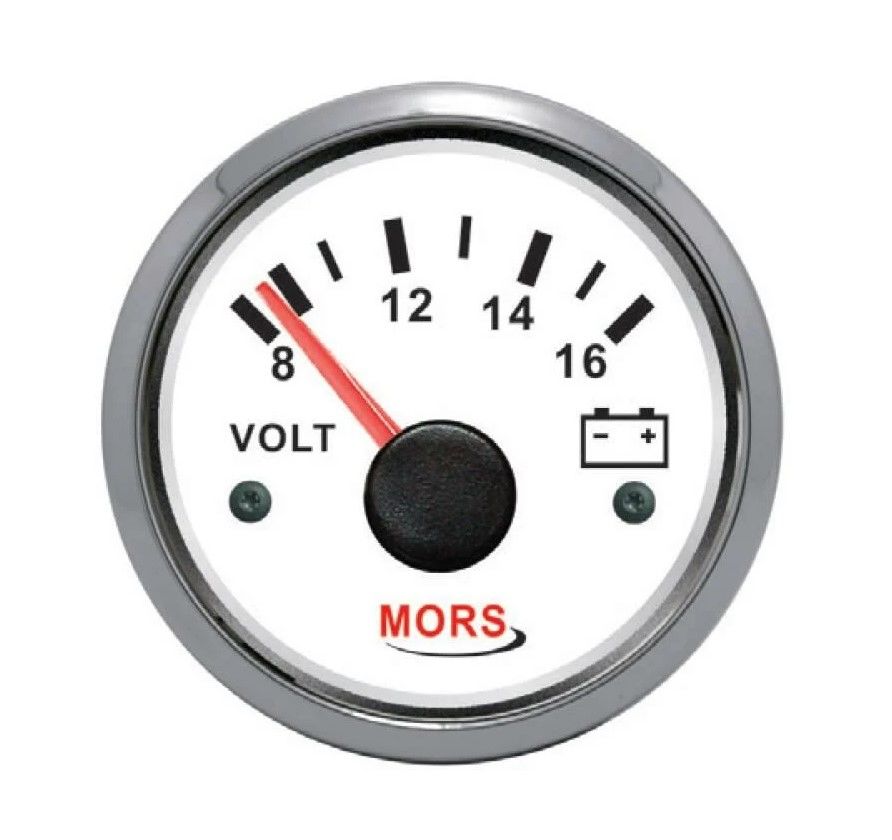 MORS VOLTMETRE GÖSTERGESİ 12V RENK SEÇENEKLİ